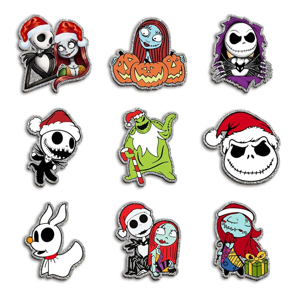 Christmas Craft Embellishment - Nightmare Before Christmas แจ็ค Sally Glitter