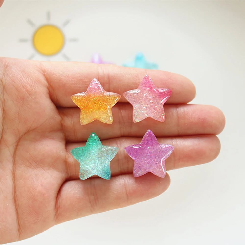 10ชิ้นชุดเรซินแบบไล่ระดับสีสำห - Christmas Craft Embellishment บทวิจารณ์และราคา