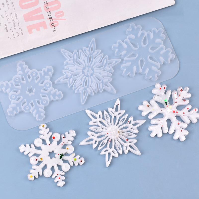 Christmas Hollow Snowflake เคร - Christmas Craft Embellishment บทวิจารณ์และราคา