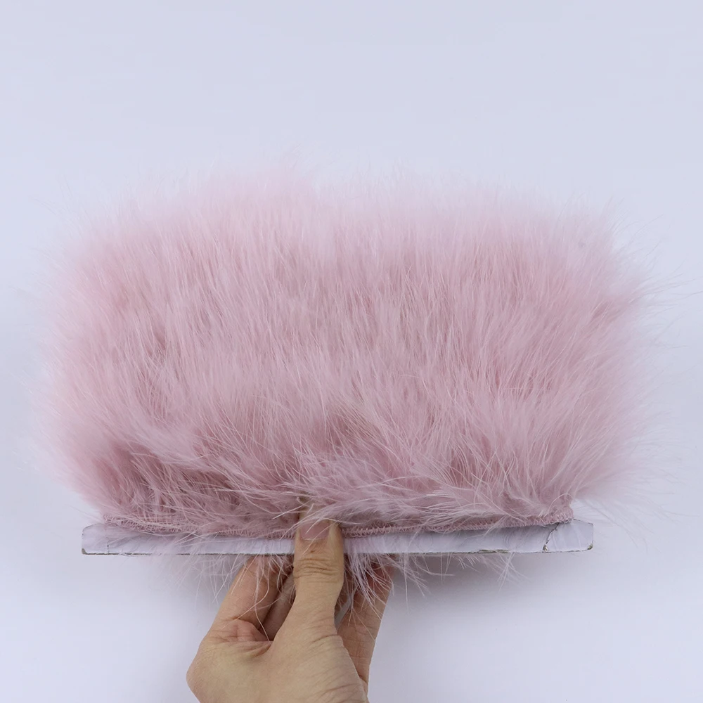 ริบบิ้นขนนกไก่งวงนุ่ม 1 เมตร ข - Feather Trim Marabou บทวิจารณ์และราคา