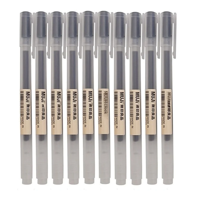 6/8 ชิ้น/เซ็ต Kawaii MUJIs เจล - Muji Stationery Gel Pen บทวิจารณ์และราคา