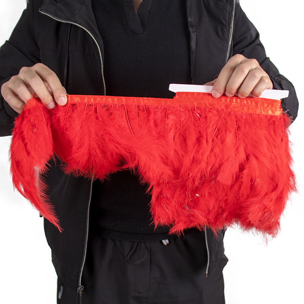 ริบบิ้นขนนกมาราบูไก่งวงขนปุยยา - Feather Trim Marabou บทวิจารณ์และราคา
