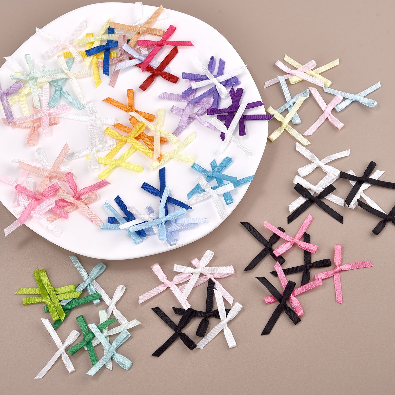 100 ชิ้น 3 มิลลิเมตรริบบิ้นมิน - Christmas Craft Embellishment บทวิจารณ์และราคา