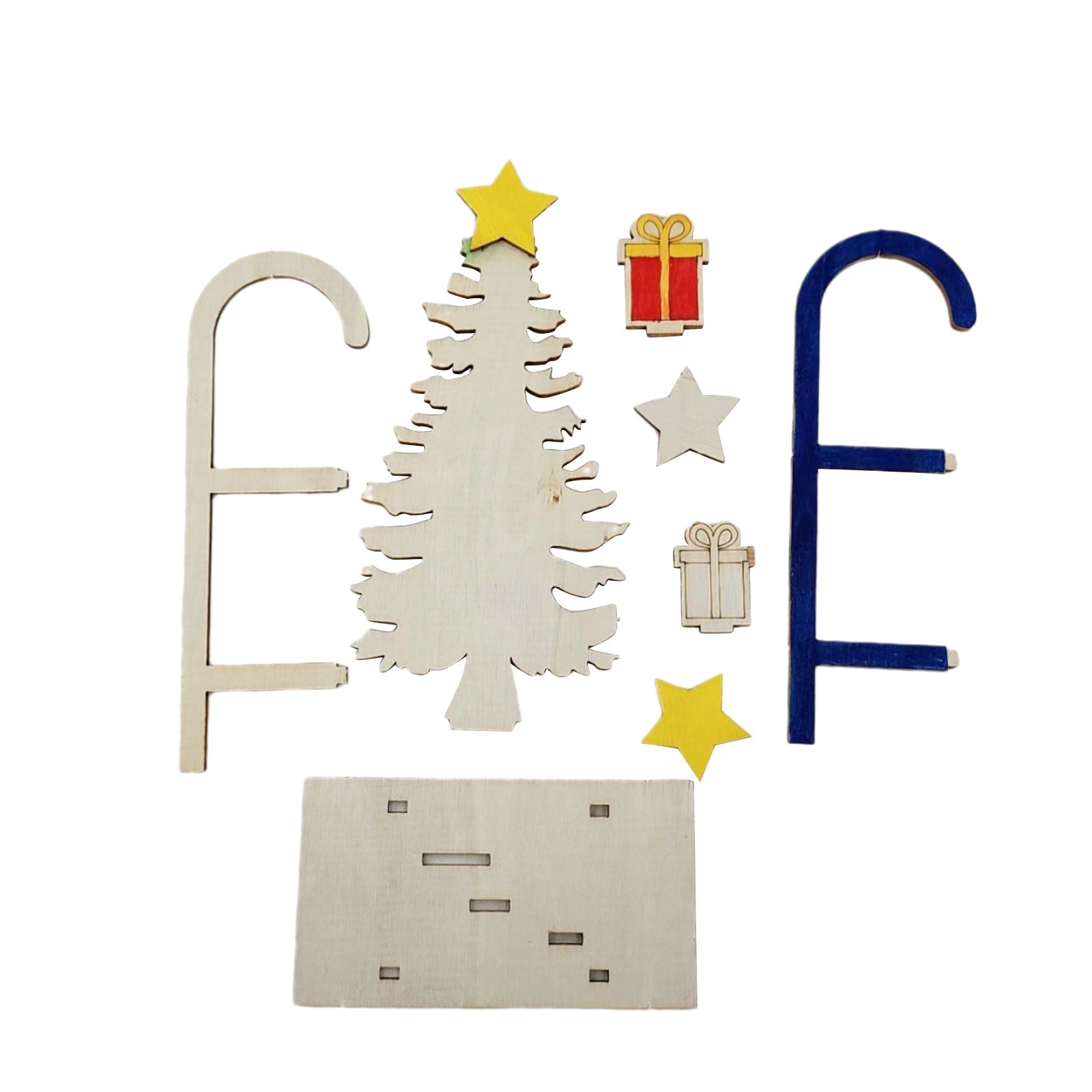 3 ชิ้นงานฝีมือไม้ DIY ตกแต่งต้ - Christmas Craft Embellishment บทวิจารณ์และราคา